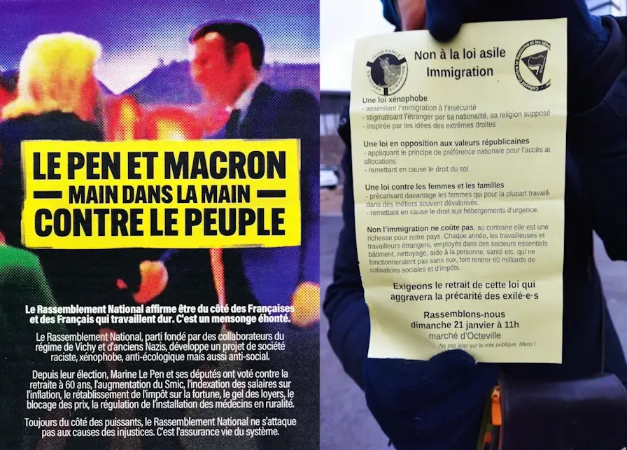 tractages-rassemblement-contre-la-loi-immigration-et-le-pen-et-macron-main-dans-la-main-contre-le-peuple